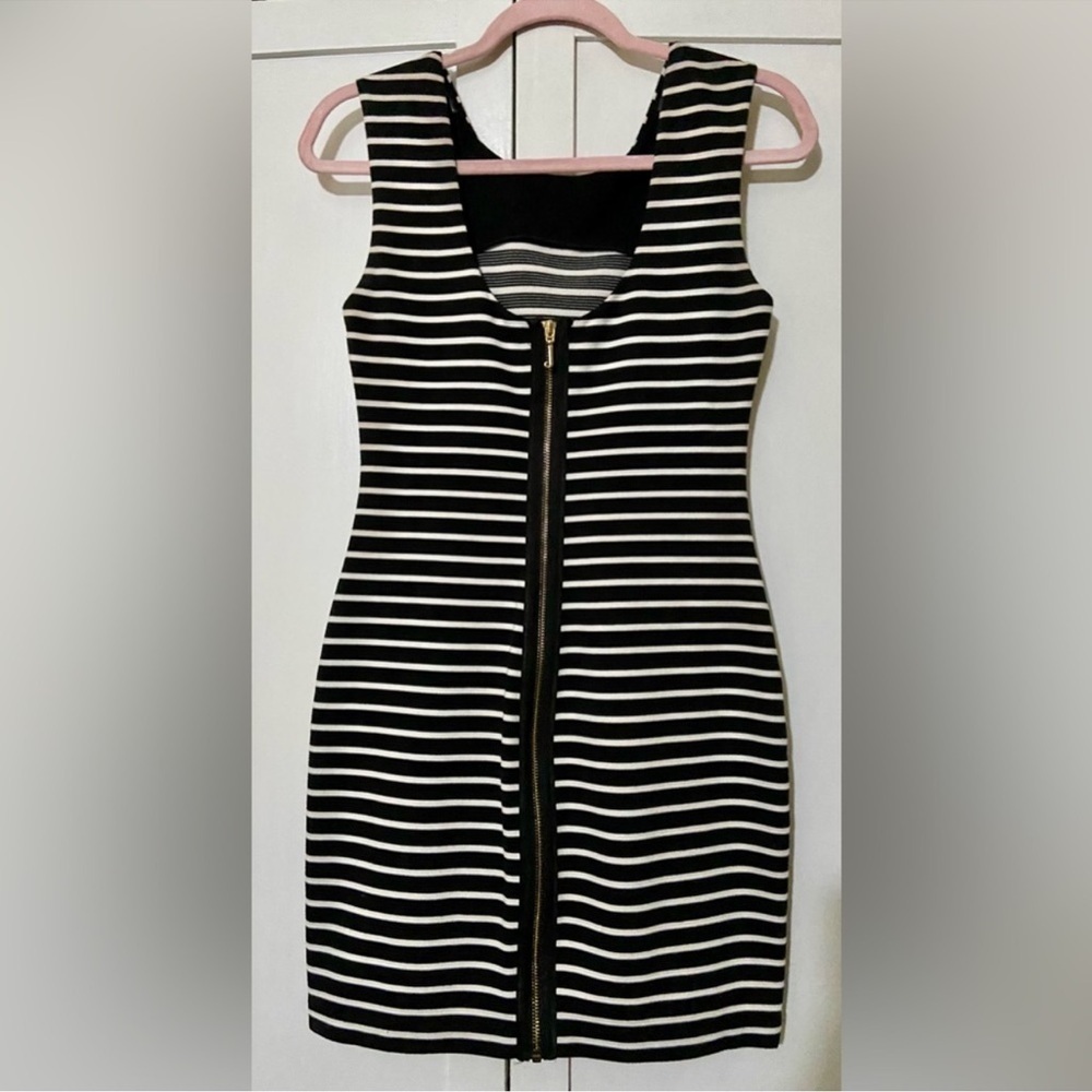 Juicy Couture Striped Ponte Dress S S - Picture 3 of 3
